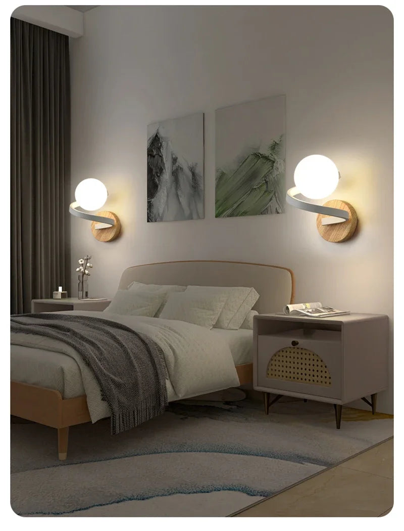 Modern Bedside Lighting Fixture